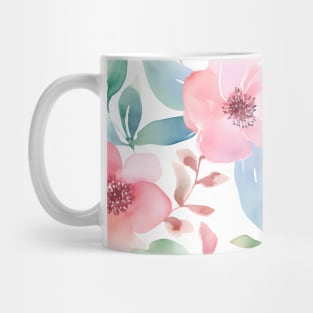 Watercolor floral pattern design Mug